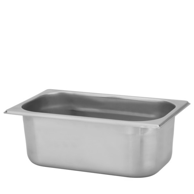 Иноксов гастронорм 1/4 GN h100мм 265х162мм 2,8л (31014100) - Horecano