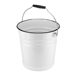 Емайлирана кофа 12л с ринг бяла Н-(I1124/1wht) - Horecano