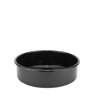 Емайлирана тава ф26xh8см 3,8л черна Н-(I1513/4black) - Horecano