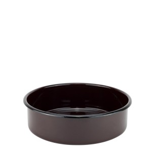 Емайлирана тава ф26xh8см 3,8л кафява Н-(I1513/4brown) - Horecano