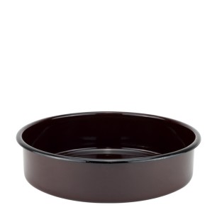 Емайлирана тава ф32xh8см 6,3л кафява Н-(I1518/4brown) - Horecano