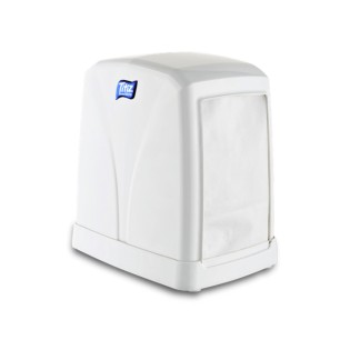 Пластмасов салфетник-кутия бял 14,6x11xh16см TZ-255 - Titiz