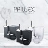 Комплект за баня "PRIWEX" от 5 части бял TZ-558 - Titiz