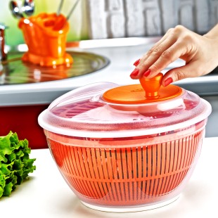 Пластмасова центрофуга за салата 4.75л. различни цветове (SG-230)  -  Irak Plastik