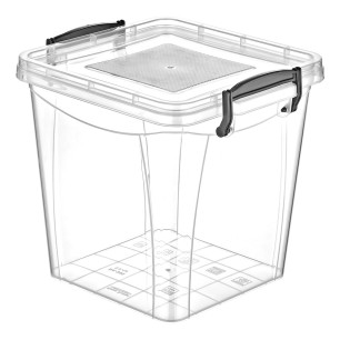 Пластмасова кутия контейнер квадрат дълбока 15л. (SA-290) - Irak Plastik