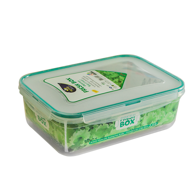 Пластмасова кутия правоъгълна Fresh box (LC-215)  -  Irak Plastik