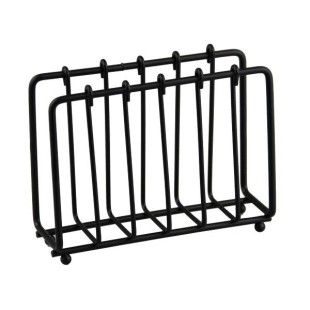 Метален салфетник "OLD SCOOL" 13x4,5xh10см черен (HC-32139) - Horecano 