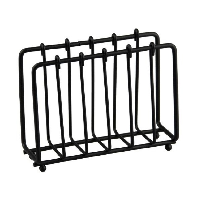 Метален салфетник "OLD SCOOL" 13x4,5xh10см черен (HC-32139) - Horecano 