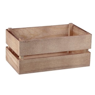 Дървена касетка 17,6x10,2xh8см натурал OLD FASHIONED-(HC-32141) - Horecano
