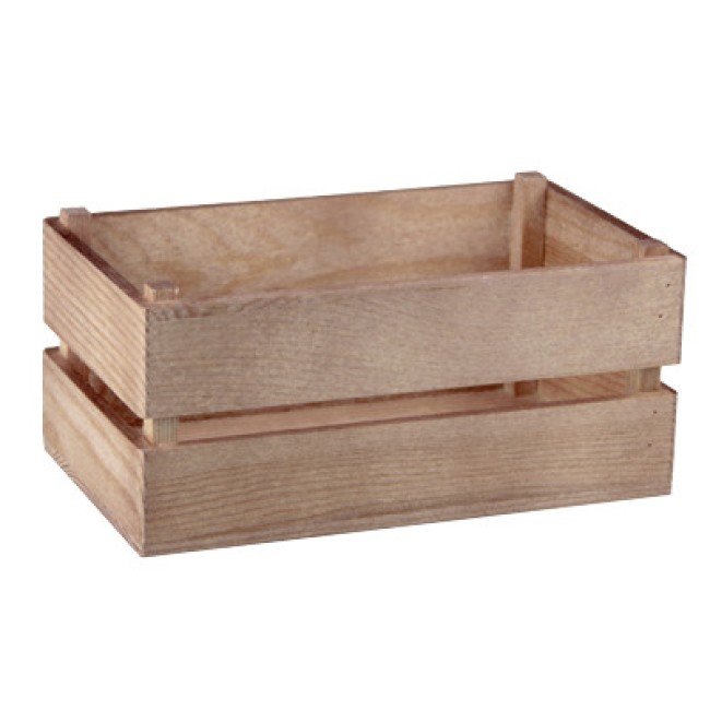 Дървена касетка 17,6x10,2xh8см натурал OLD FASHIONED-(HC-32141) - Horecano