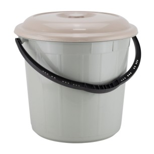 Пластмасова кофа с капак №5 20л ф31xh34,5см RECYCLED (UP 625-002/004/005) - Planet