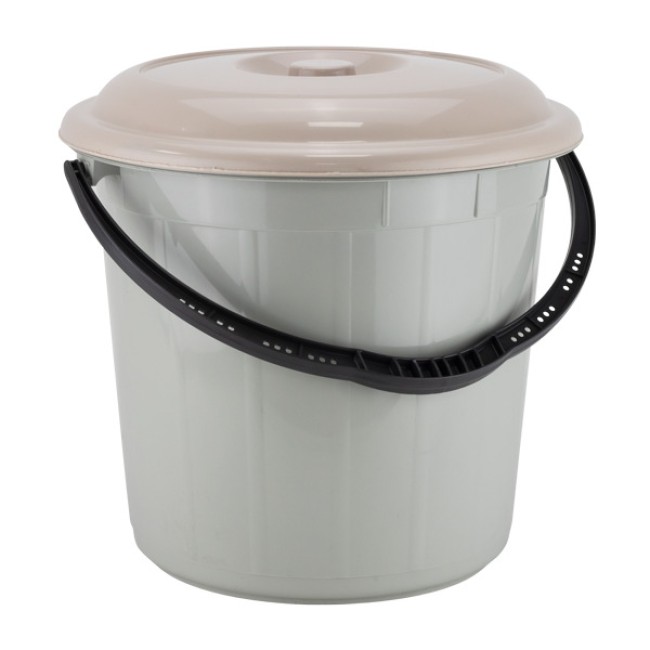 Пластмасова кофа с капак №5 20л ф31xh34,5см RECYCLED (UP 625-002/004/005) - Planet