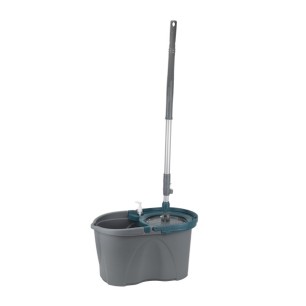 Комплект за почистване микрофибърен моп SPIN MOP и кофа 27x48xh27см CLEANING-(TSM240) - Horecano
