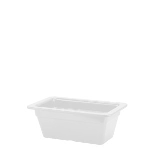 Меламинов гастронорм  бял GN 1/4 h100мм 265х162мм   2.8л   (11400)KN - Kulsan