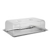 Метално правоъгълно плато с акрилен капак 1/1-36x56x16см  (ZCP 016)  -  Alkan