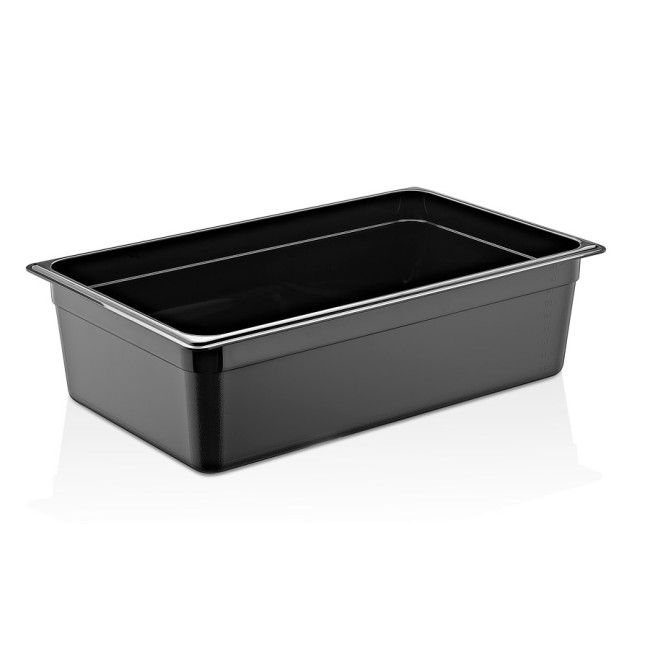 Полипропиленов контейнер черен 1/1 150 53x32,5x15см 19,5л PP-(GNPP-11150/B) - Plast Port