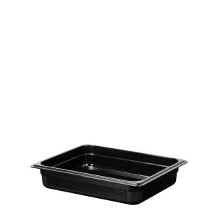 Полипропиленов контейнер черен 1/2-65 32,5x26,5x6,5см 3,9л PP-(GNPP-1265/B) - Plast Port