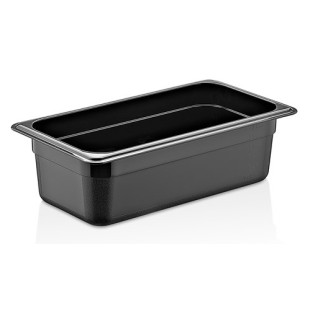 Полипропиленов контейнер черен 1/3-100 32,5x17,6x10см 3,6л PP-(GNPP-13100/B) - Plast Port