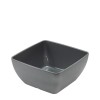 Меламинова купа  квадратна сива 19x19x9см 