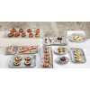Меламиново плато ROYAL MARBLE POLARIS GN 1/3 32,5x17,6см - Kulsan