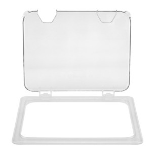 Поликарбонатен капак с дупки GN 1/2 Flip прозрачен PC-(GNPLM-12N) - Plast Port