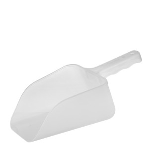 Поликарбонатна лопатка 1,2л 19,5x12,5xh9,5см бяла PP-(GISP-03) - Horecano