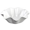 Меламинова купа  цвете  бяло  35x35x12,5см   ROSA (10235)KN - Kulsan