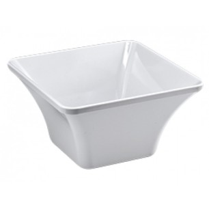 Меламинова купа квадратна 27x27x14,5см бяла (K-1407)AN - Alkan