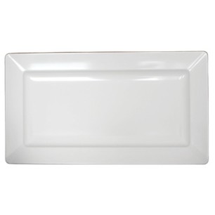 Меламиново плато правоъгълно бяло  27x50x1см   BONO (10850)KN - Kulsan