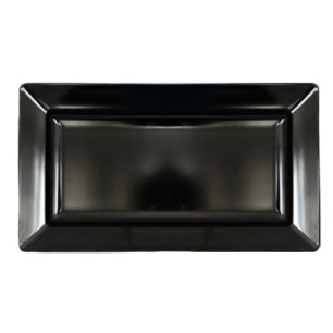 Меламиново плато правоъгълно черно  27x50x1см  BONO (10850)KN - Kulsan