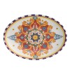 Меламиново плато овално 39x29xh4,4см KN-TILDA-CORDOBA-(11839.CW.COR) - Kulsan