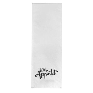 Хартиен джоб за прибори 24x8см "Bon Appetit" -100бр. (HC-37231) - Horecano
