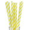 Хартиени сламки Bubble Tea, ф1,2x26см, 50бр, жълти, BARWARE-(HC-37236)(210419-1) - Horecano