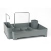 Пластмасов стелаж / сушилник за чинии 44x35x20см сив PN-(M-E74-07) - Primanova
