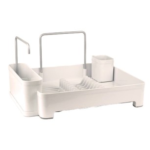 Пластмасов стелаж / сушилник за чинии 44x35x20см бежов PN-(M-E74-09) - Primanova