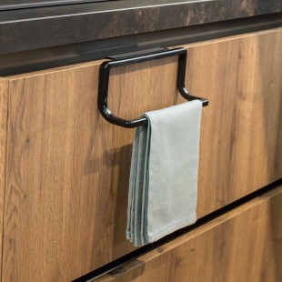 Поставка за кърпа 6x22,5x9см черна PN-(M-B30-06) - Primanova