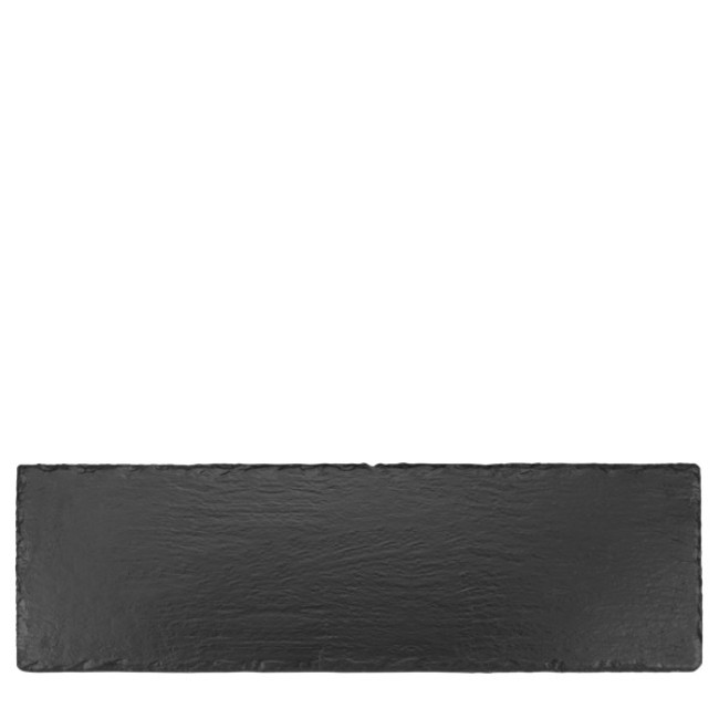 Меламиново плато правоъгълно 53x16,2xh1см GN2/4 BLACK SLATE EFFECT KN-(47024.BL) - Kulsan