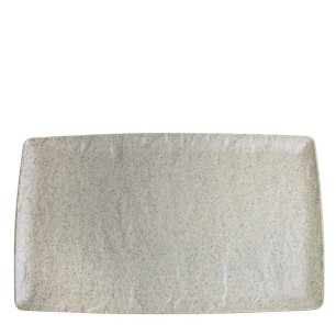 Меламиново плато правоъгълно 53x32,5см WHITE GRANITE POLARIS KN-(41011.WG) - Kulsan