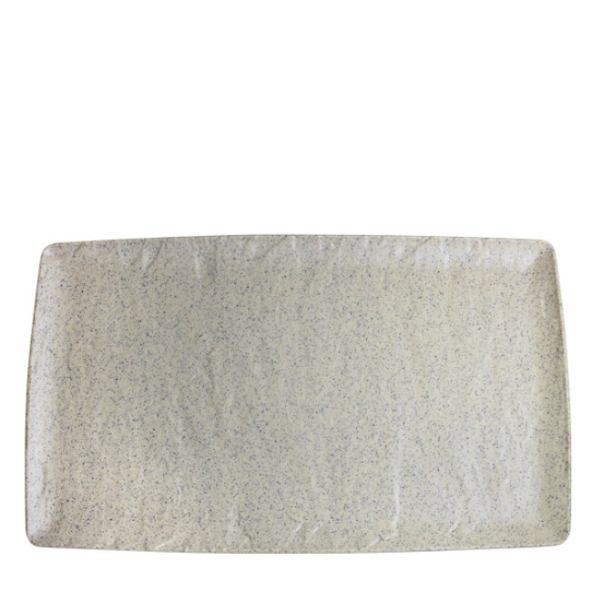 Меламиново плато правоъгълно 53x32,5см WHITE GRANITE POLARIS KN-(41011.WG) - Kulsan