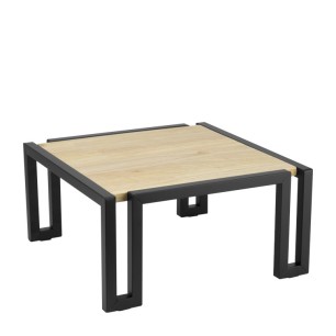 Дисплей квадратен за бюфет метал/дърво 30,5x30,5xh15,3см WILLOW-(HC-39130) - Horecano