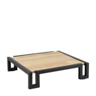 Дисплей квадратен за бюфет метал/дърво 30,5x30,5xh7,8см WILLOW-(HC-39131) - Horecano