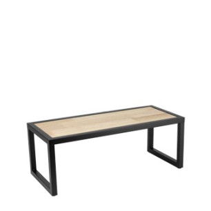 Дисплей правоъгълен за бюфет метал/дърво 42x18xh15,5см WILLOW-(HC-39133) - Horecano