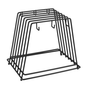 Метална стойка за кухненски дъски 30,5x23,5xh26см черна BASICS-(HC-39150) - Horecano