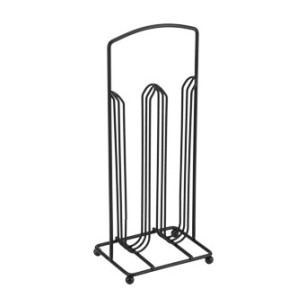 Метална стойка за капсули ф3,7см 11x9xh26,5см черна BASICS-(HC-39157) - Horecano