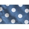 Кръгла  ръкохватка  синя  текстил/силикон  (SOM-075Blue) - Horecano