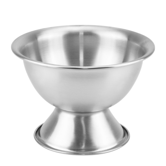 Метална чаша за десерти ф12,5xh8.5см VINTAGE SILVER OLD FASHIONED-(HC-3970) - Horecano