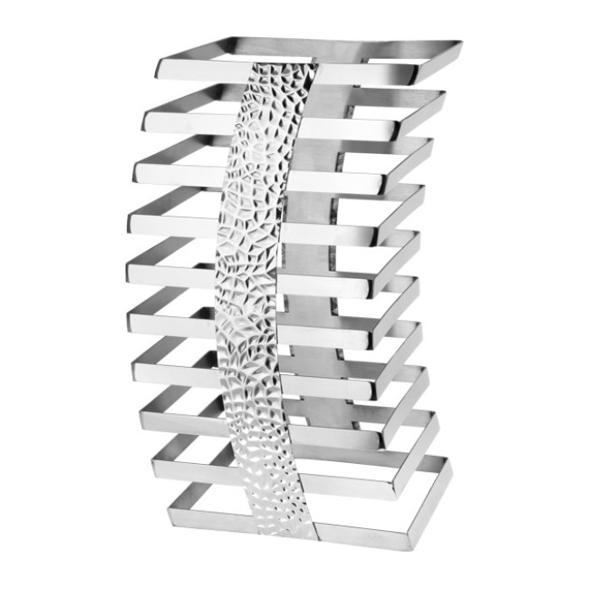 Стойка за блок маса с наклон 25x20xh58см INOX NORTH-(НС-3989) - Horecano