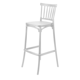 Бар стол 36x44hx103см бял ARLES-(HC-42546) - Horecano