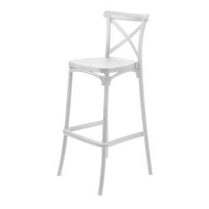 Бар стол 38,5x44xh103см бял RAVENNA-(HC-42547) - Horecano