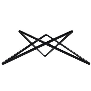 Метална стойка дисплей "Звезда" с неплъзгащо покритие 30x30x10см (ER0704BK000)(920704) - Ilsa